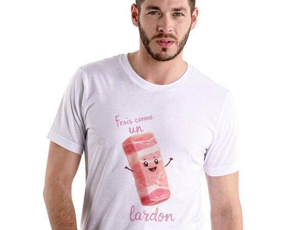 T-shirt "Frais comme un lardon" – Image 3