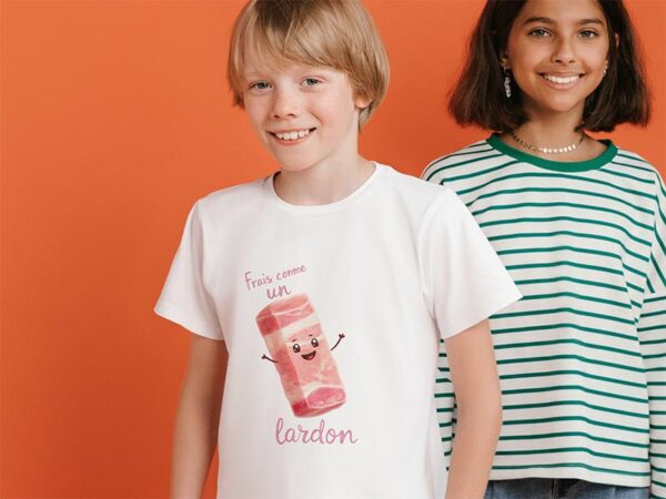 T-shirt "Frais comme un lardon"
