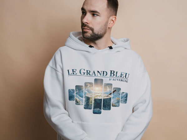 Sweat "Le Grand Bleu" d'Auvergne